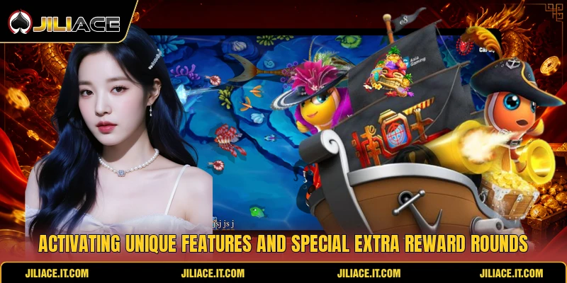 Activating unique features and special extra reward rounds Activating unique features and special extra reward rounds
