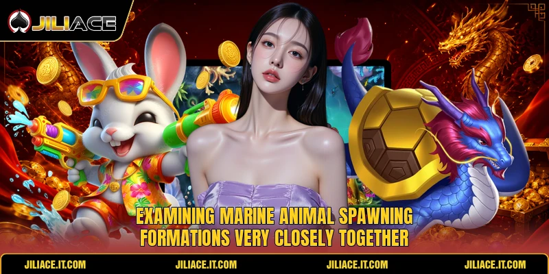 Examining marine animal spawning formations very closely together Examining marine animal spawning formations very closely together
