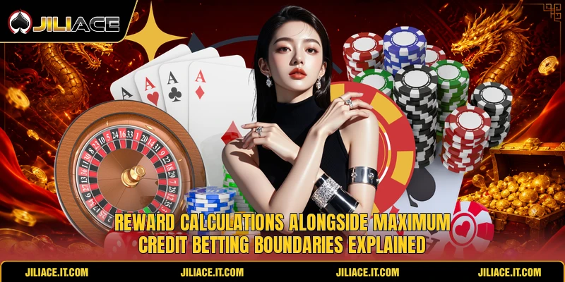 Reward calculations alongside maximum credit betting boundaries explained Reward calculations alongside maximum credit betting boundaries explained