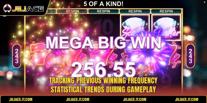 Tracking previous winning frequency statistical trends during gameplay Tracking previous winning frequency statistical trends during gameplay